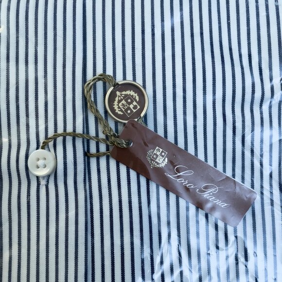LORO PIANA Vintage Striped Shirt 16/41 NWT - Picture 3 of 12